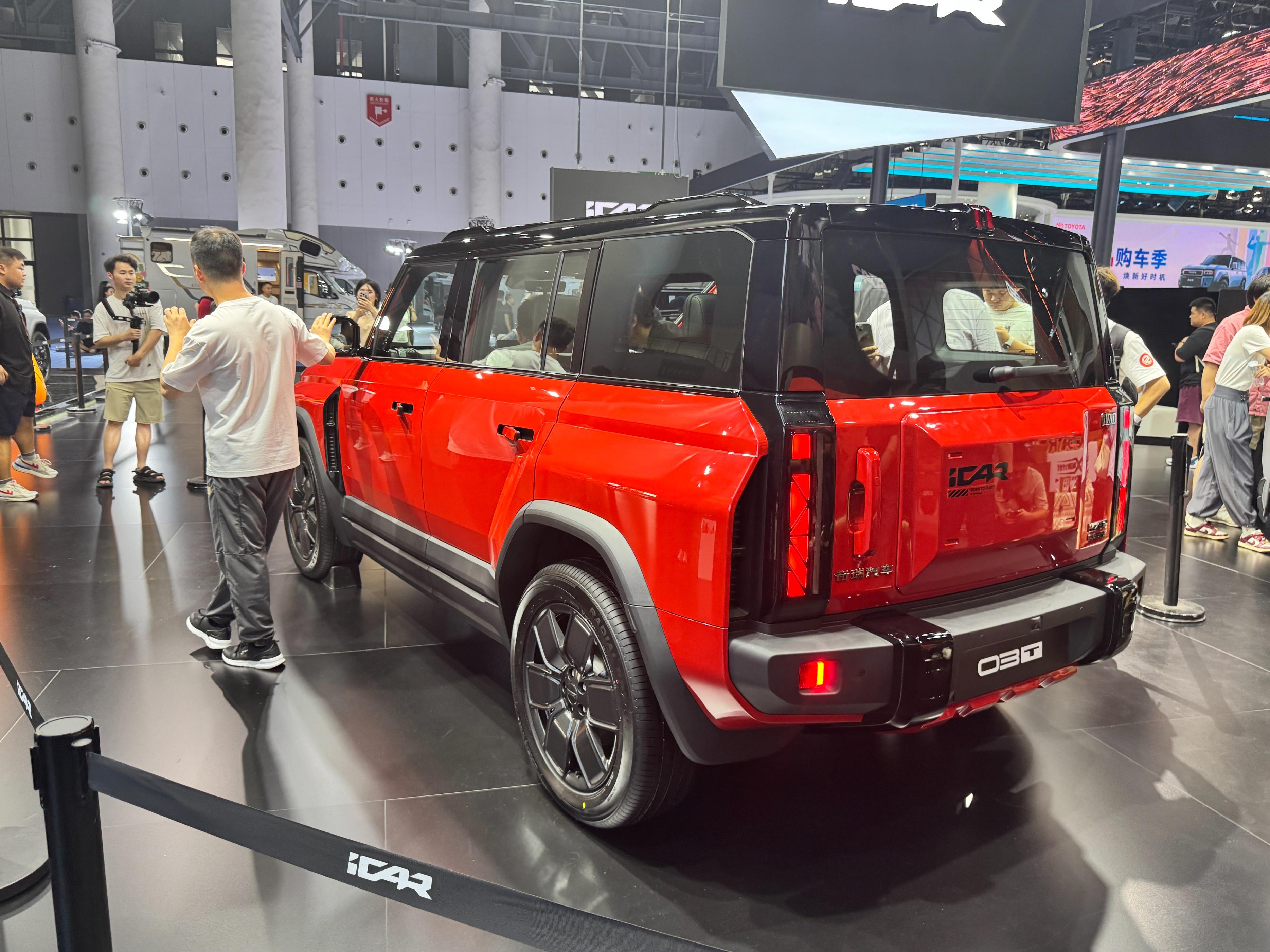 13.98萬元起！奇瑞iCAR03T成都車展上市