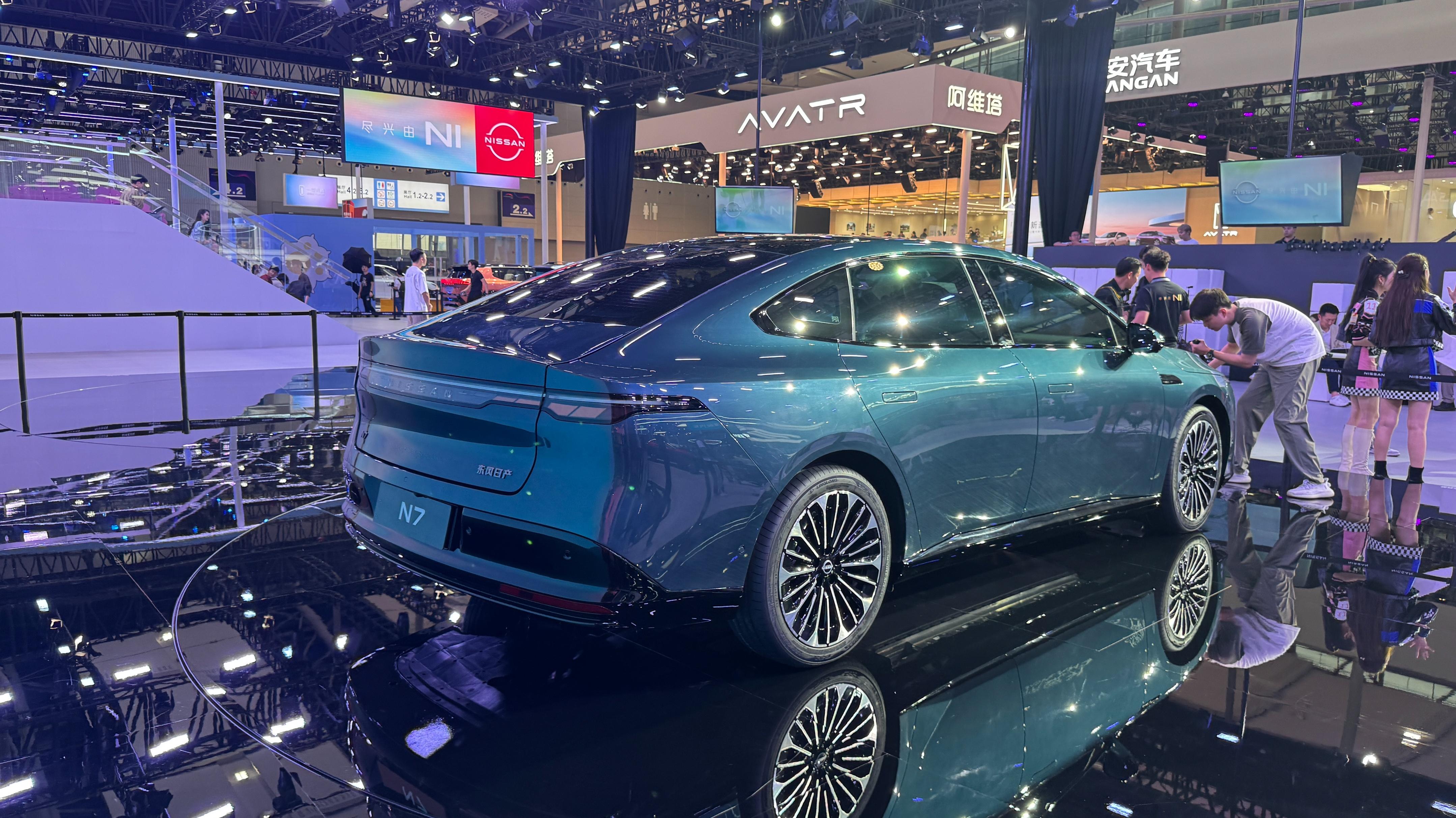 2025年內(nèi)上市！日產(chǎn)全新車型N7在廣州車展首發(fā)亮相